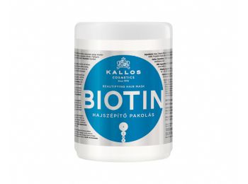 Kallos Biotin hajszépítő pakolás, 1 l