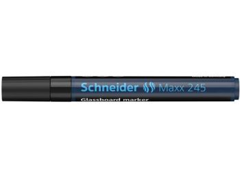 Üvegtábla marker, 1-3 mm, SCHNEIDER  Maxx 245, fekete (TSC