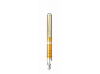Golyóstoll, 0,24 mm, teleszkópos, arany színű tolltest, 