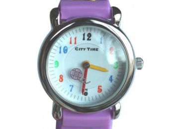 City Time gyerek karóra cicás szíjjal - rkt