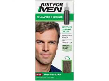 Just for Men Shampoo-In hajszínező, közép barna H-35