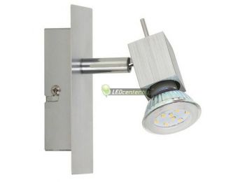 AGATA-1 szálcsiszolt alumínium lámpatest és 5W=50W meleg