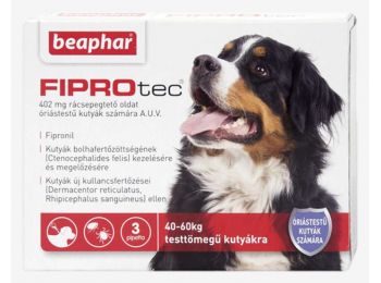FIPROTEC Dog XL bolha és kullancsírtó csepp 2 + 1 pipetta