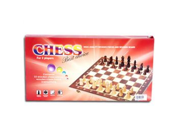 Fa sakk készlet (39,5 x 20,5 x 4 cm)