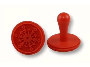 Hópihe alakú karácsonyi sütipecsét