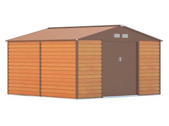 G21 GAH 1085 - 340 x 319 cm kerti tároló, barna