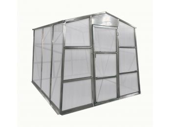 Üvegház G21 GZ 48 - 251 x 191 cm, galvanizált, alapzattal