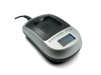 Canon LP-E8 akkumulátortöltő LCD kijelzővel