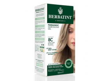 Herbatint 8c világos hamvas szőke hajfesték 150ml