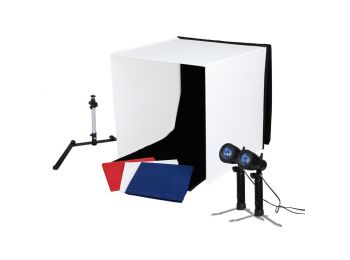 Caruba tárgysátor 40x40cm, fényképezőgép állvány és