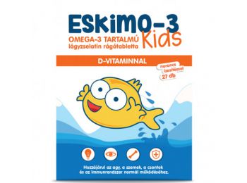 Eskimo-3 kids omega-3 tartalmú rágótabletta 27db