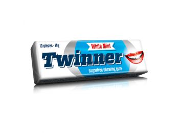 Twinner rágógumi white mint 10db