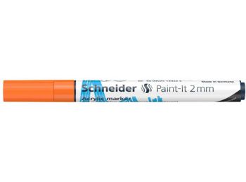 Akril marker, 2 mm, SCHNEIDER Paint-It 310, narancssárga (TSC310N)