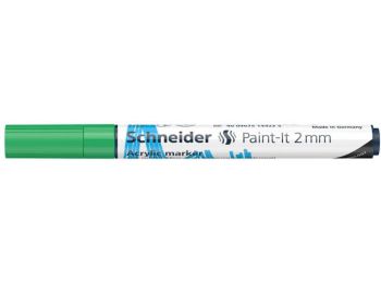 Akril marker, 2 mm, SCHNEIDER Paint-It 310, zöld (TSC310Z)