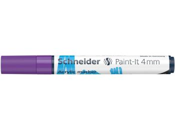 Akril marker, 4 mm, SCHNEIDER Paint-It 320, lila (TSC320L)