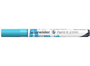 Akril marker, 2 mm, SCHNEIDER Paint-It 310,, pasztellkék (T