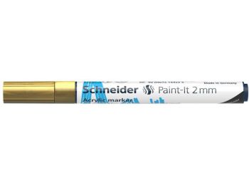 Akril marker, 2 mm, SCHNEIDER Paint-It 310, arany (TSC310A)