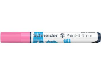 Akril marker, 4 mm, SCHNEIDER Paint-It 320, pasztellrózsasz