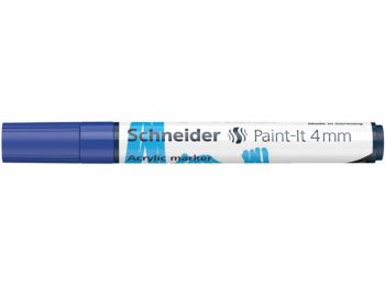 Akril marker, 4 mm, SCHNEIDER Paint-It 320, kék (TSC320K)