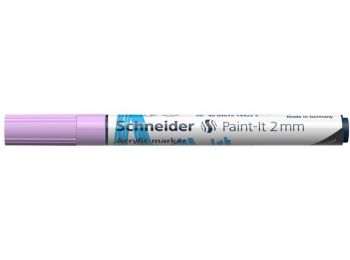 Akril marker, 2 mm, SCHNEIDER Paint-It 310, pasztell-lila (T