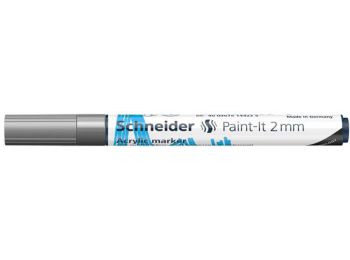 Akril marker, 2 mm, SCHNEIDER Paint-It 310, ezüst (TSC310E)
