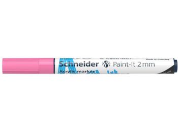 Akril marker, 2 mm, SCHNEIDER Paint-It 310, pasztellrózsaszín (TSC310PR)