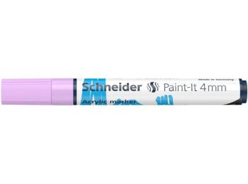 Akril marker, 4 mm, SCHNEIDER Paint-It 320, pasztell-lila (TSC320PL)