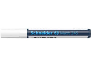 Üvegtábla marker, 1-3 mm, SCHNEIDER  Maxx 245, fehér (TSC245F)