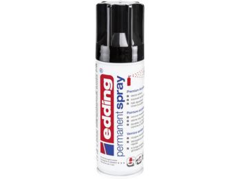 Akrilfesték spray, 200 ml, EDDING 5200, fényes fekete (TED5200FFK)
