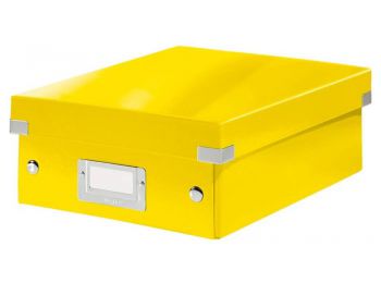 Doboz, rendszerező, S méret, LEITZ Click&Store, sárga (E60570016)