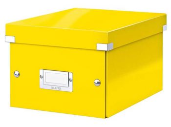 Doboz, A5 méret, LEITZ Click&Store, sárga (E60430016)