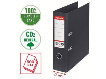 Iratrendező, 75 mm, A4, Co2-semleges, élvédő sínnel, ES