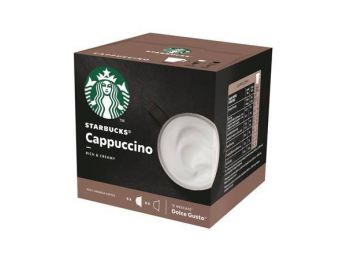 Kávékapszula, 12 db, STARBUCKS by Dolce Gusto®, Cappuccino (KHK720)