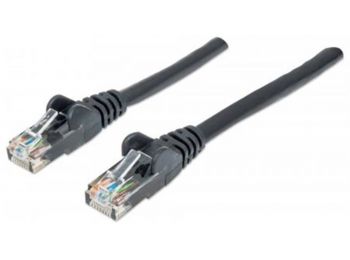 Hálózati kábel, UTP, Cat6, CCA, 20 m, INTELLINET, fekete (KMA730419)