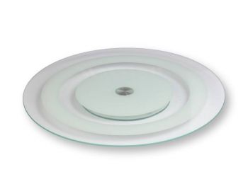 45 cm forgatható üveg tortatál (forgó torta állvány)