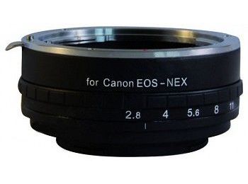 EOS-NEX (aperture) bajonett átalakító gyűrű