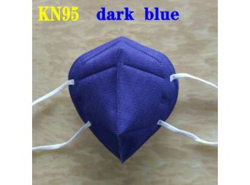 KN95 FFP2 maszk szájmaszk színes - kék (egyesével csomagolva)