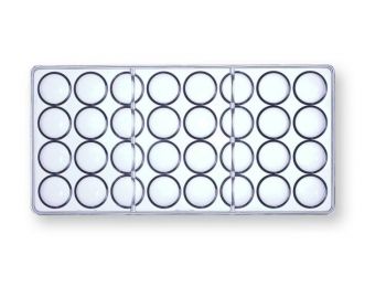 32 adagos félgömb alakú polikarbonát bonbon forma