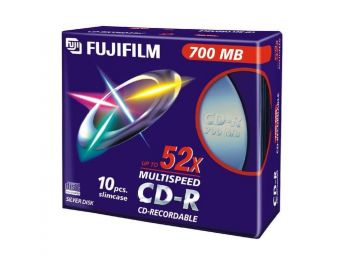 FujiFilm CD-R 700MB 52x normál tokos 10db/csg