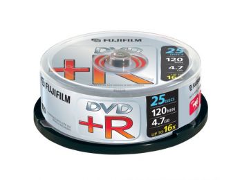 FujiFilm DVD+R 4.7GB 16x hengeres, 25db