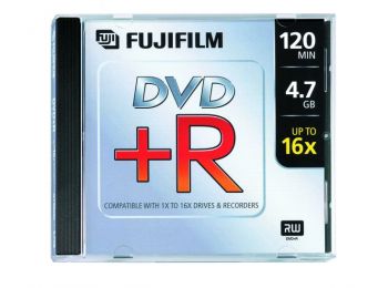 FujiFilm DVD+R 4.7GB 16x normál tokos 10db/csg