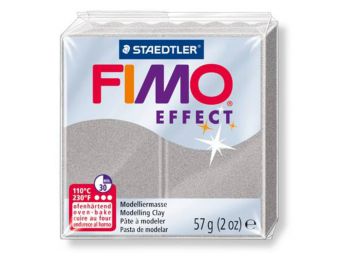 Gyurma, 57 g, égethető, FIMO Effect, halvány ezüst gyöngyház (FM8020817)