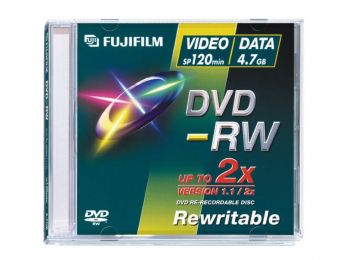 FujiFilm DVD-RW 4,7GB 2x normál tokos 5db/csg