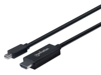 HDMI-mini DisplayPort kábel, 1,8 m, MANHATTAN (MA153287)