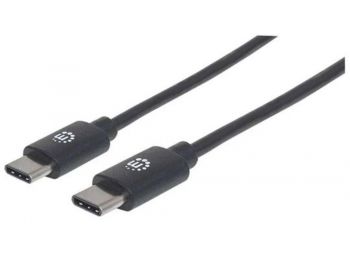 USB-C összekötőkábel, 1 m, MANHATTAN (MA353342)