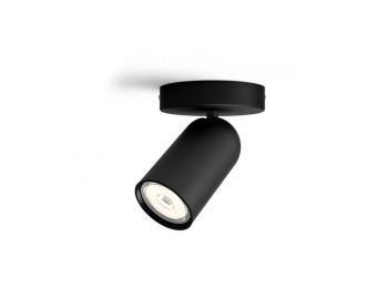 Philips PONGEE fekete egyes billenthető lámpatest, GU10/23