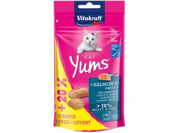 Vitakraft Cat Yums Puha Jutalomfalat Lazac 40 g + 20% AJÁND