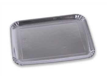 44,5*33,5 cm-es ezüst színű papírtálca