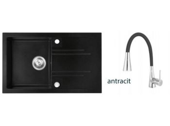 MEZZO II. egymedencés mosogató ZUMBA csapteleppel