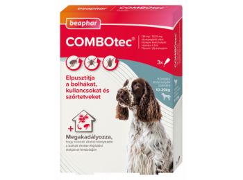 Beaphar COMBOTEC Dog M bolha és kullancsírtó csepp 3 pipe